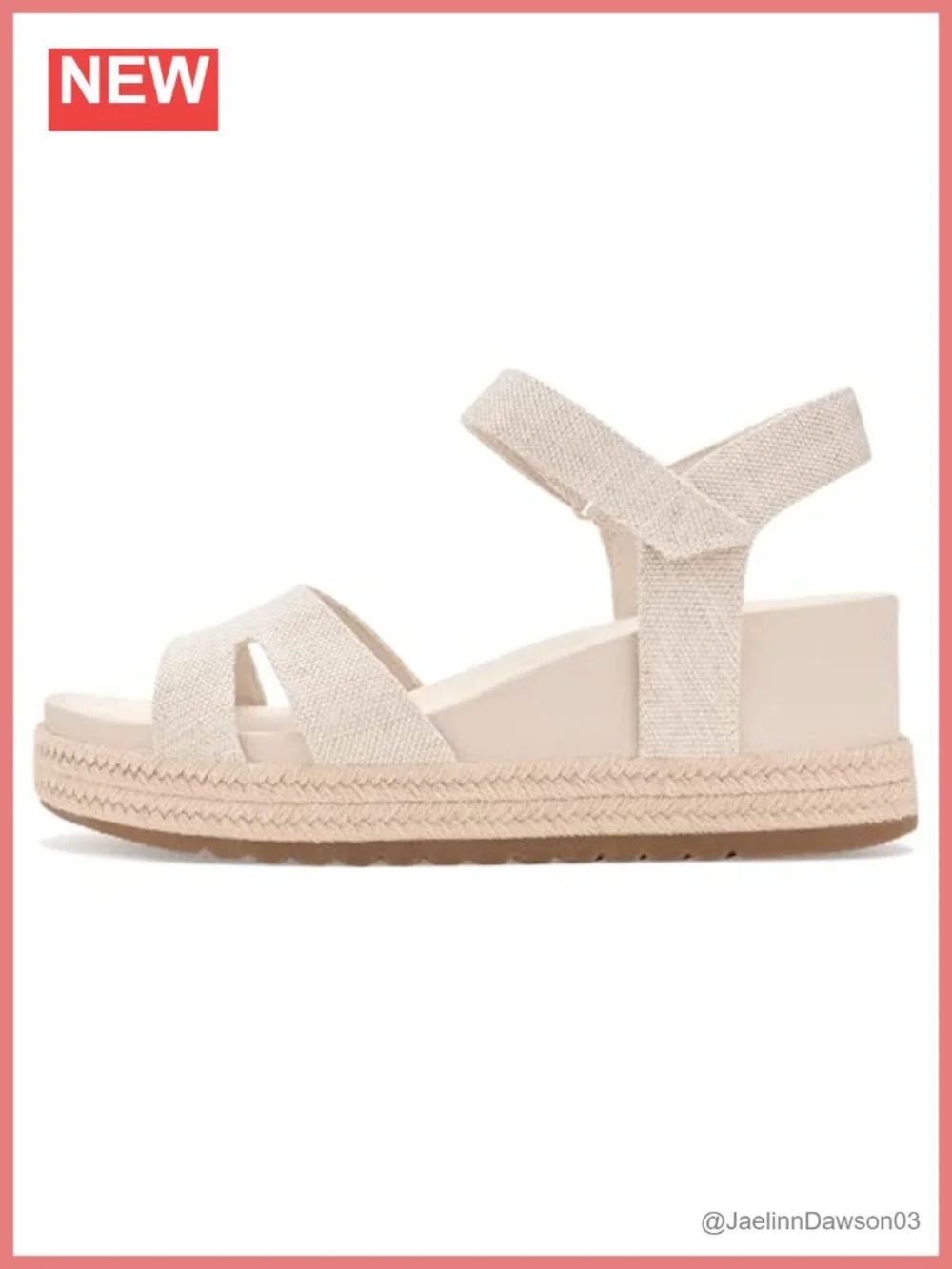 TOMS Alana Espadrille Wedge Sandal Women's Platform Ankle Strap